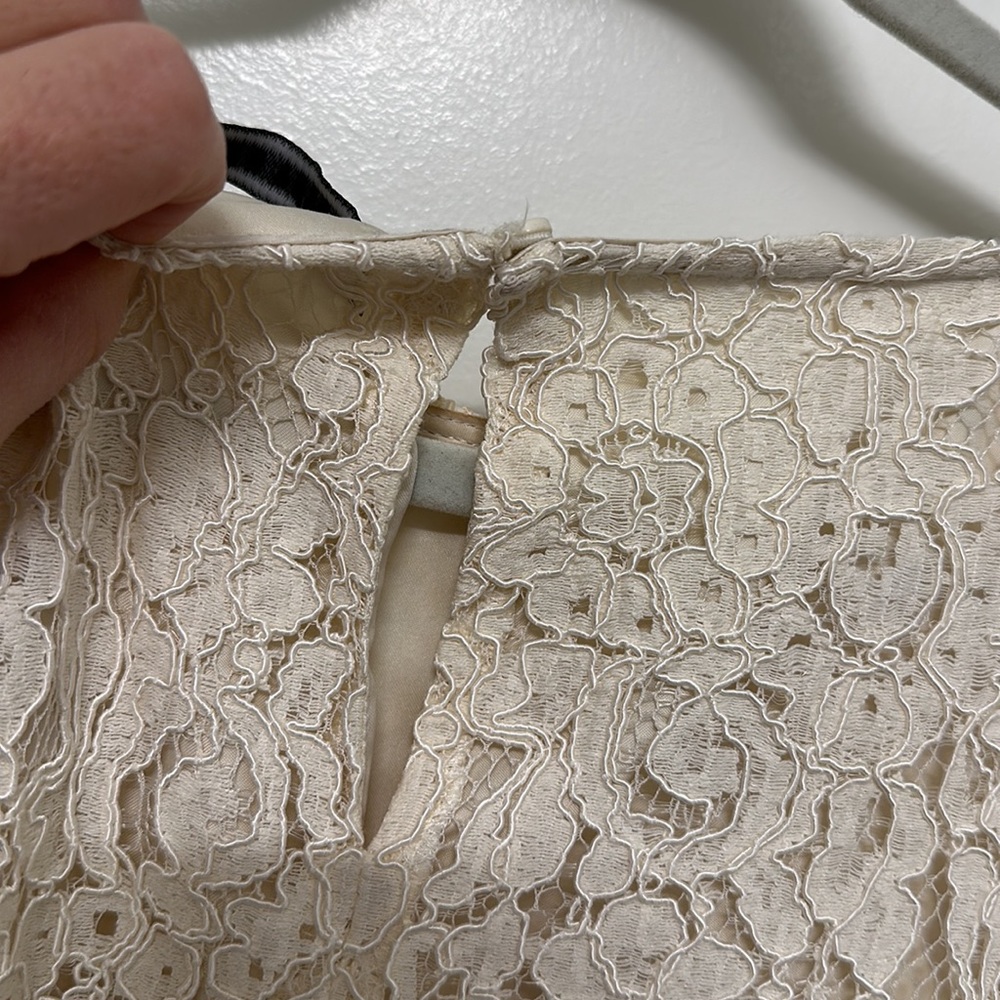 Zara cream colored lace dress - Picture 3 of 5